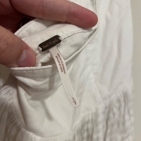 Free People White Halter Top - Picture 2 of 5